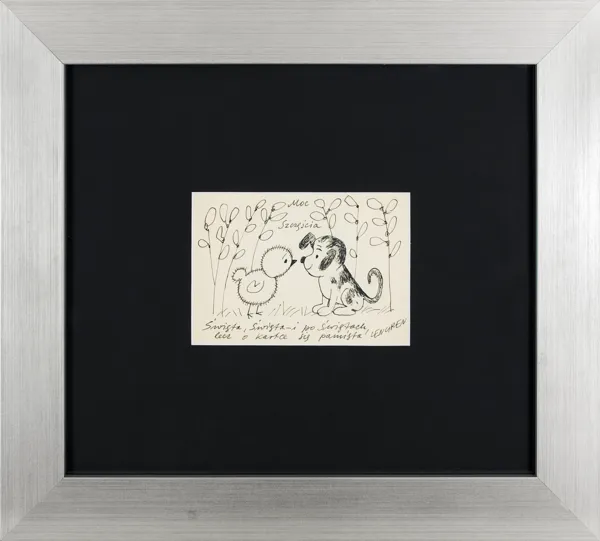 Zbigniew  Lengren, Kartka wielkanocna z Filutkiem