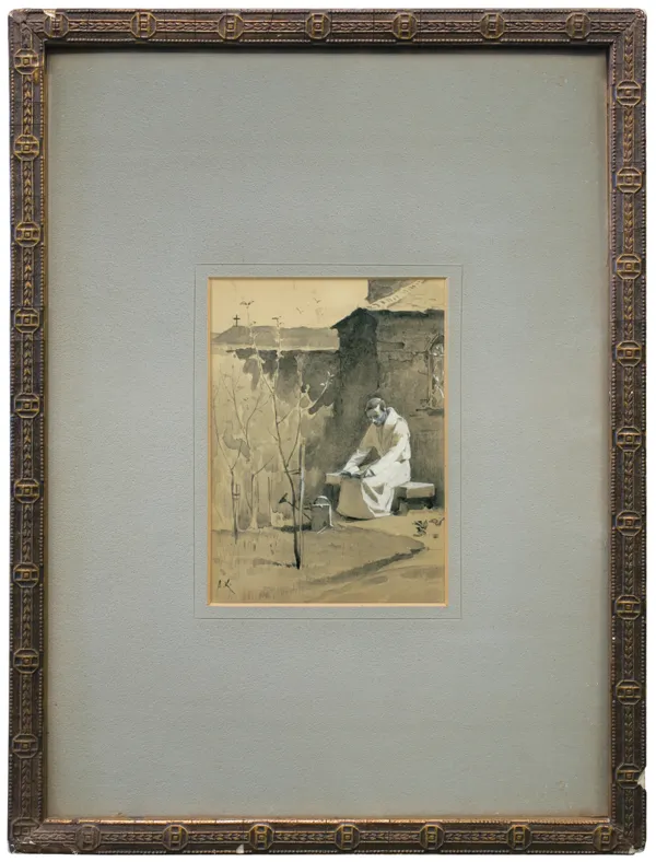 Apoloniusz Kędzierski, MNICH. ZAKONNIK W OGRODZIE, przed 1921