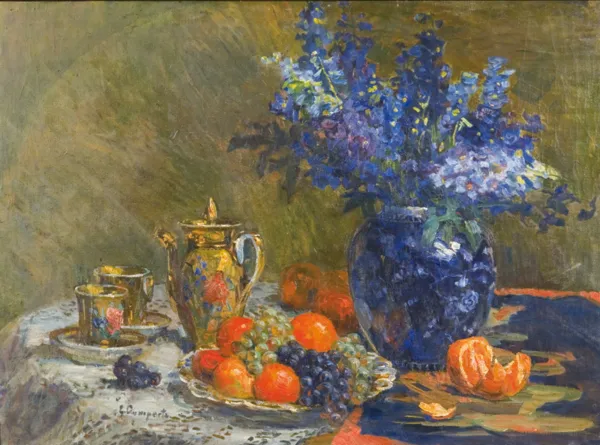 Clara  Gumpertz, MARTWA NATURA Z KWIATAMI I OWOCAMI