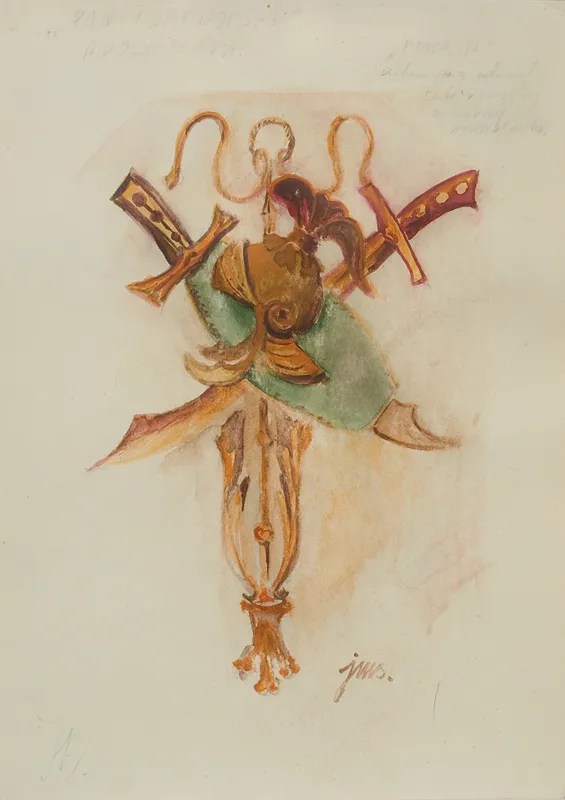 Jan Marcin Szancer, Ilustracja do scenografii do Pana Twardowskiego