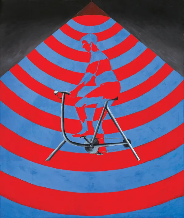 Jarosław Modzelewski, PEDAŁOWANIE POD LAMPĄ, 1993