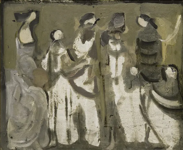 Alfred  Aberdam, STUDIUM POSTACI, lata 50-te XX w.