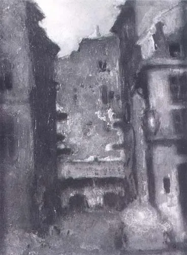 Alfons Karpiński, Uliczka w starym Paryżu