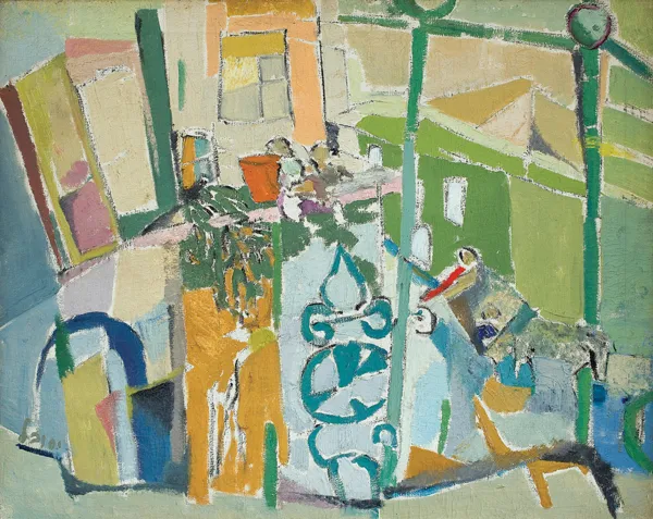 Judyta (Jehudith) Sobel, Kompozycja jasnozielona, po 1950