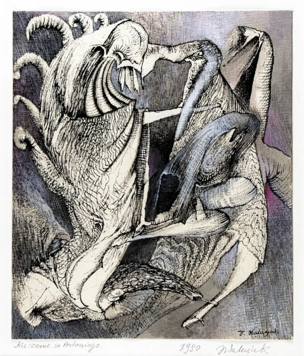 Jacek Walusiak, Kuszenie św. Antoniego, 1990