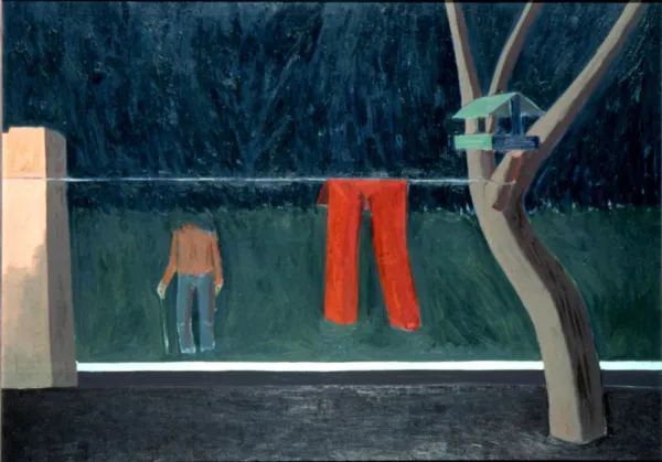 Jarosław Modzelewski, SUSZENIE SPODNI, 1996