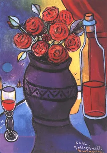 Karl Goldschmidt, Wazon z kwiatami