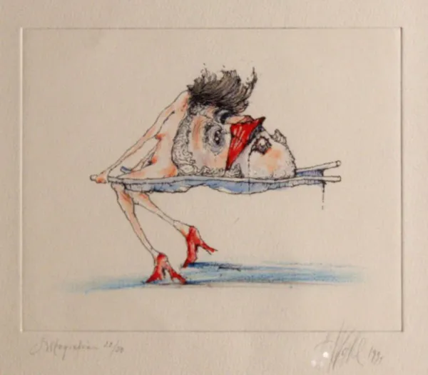 Alicja Wahl, Głowa na noszch, 1991