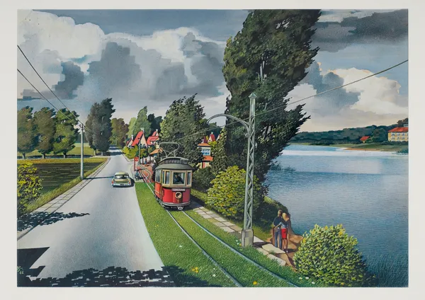 Jerzy Szelągowski, Ulica nad rzeką, 1966