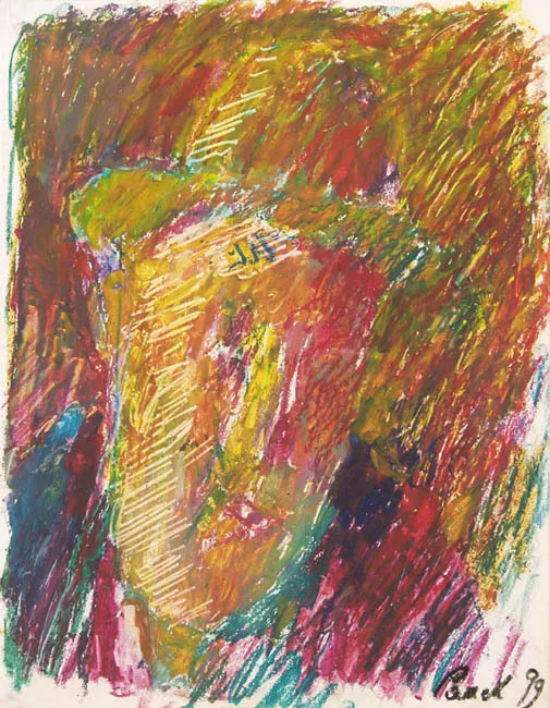 Jerzy Panek, AUTOPORTRET W KAPELUSZU, 1999