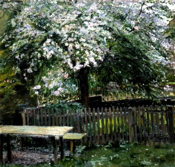 Erich Martin Müller, Sad - kwitnące drzewo