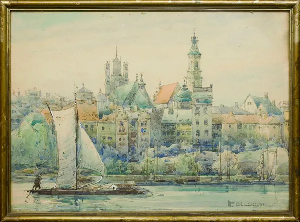 Władysław Chmieliński (Stachowicz), Panorama Starego Miasta od strony Wisły