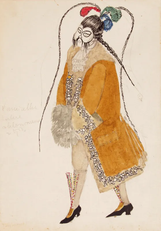 Henryk Janiga, Projekt kostiumu do Księżniczki Turandot, 1959