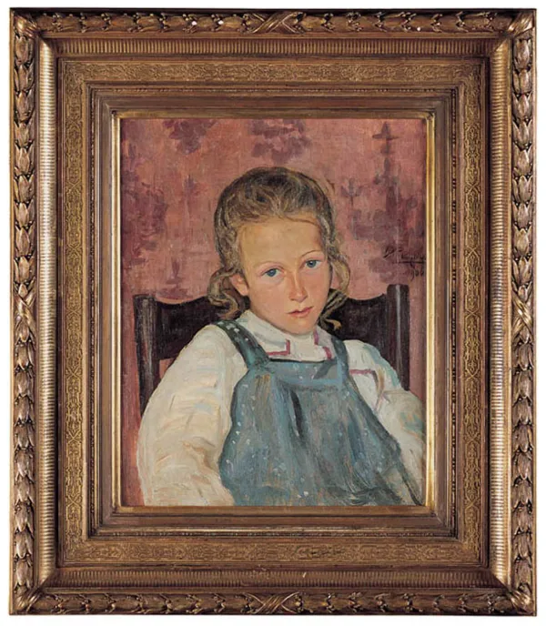 Stanisław Pichor, PORTRET DZIEWCZYNKI, 1906