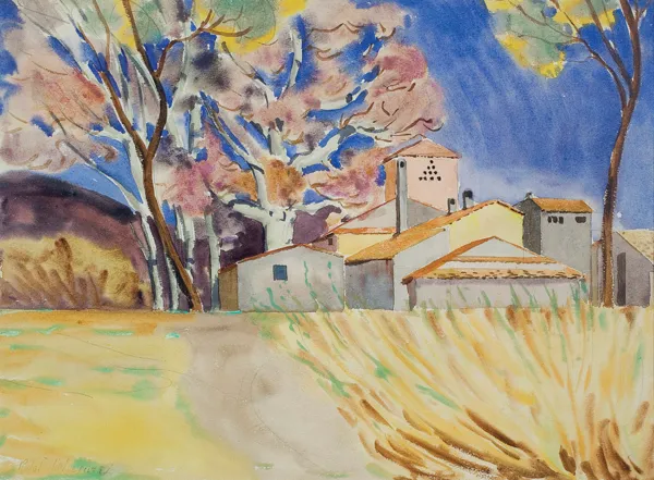 Rafał Malczewski, PEJZAŻ Z POŁUDNIOWEJ FRANCJI, 1930