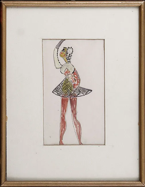 Maria  Jarema, Projekt lalki „Tancerka”, 1942