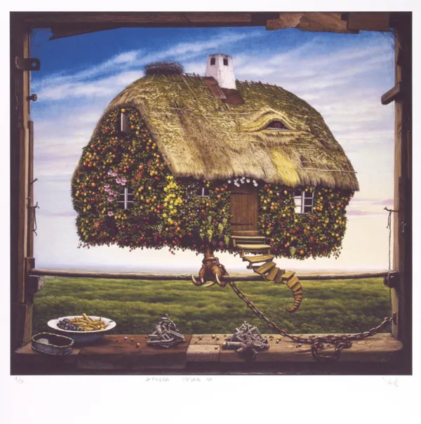 Jacek Yerka, Pełna miska, lata 90.