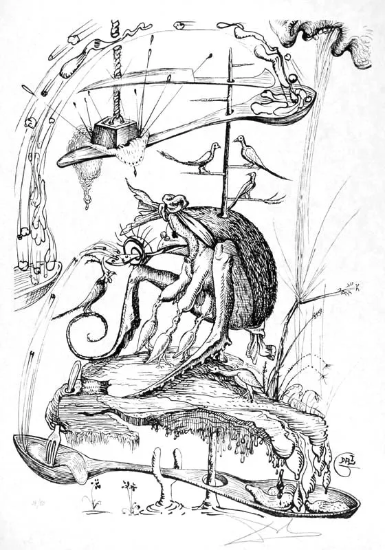 Salvador Dali, Ilustracja 11 z teki les songes...