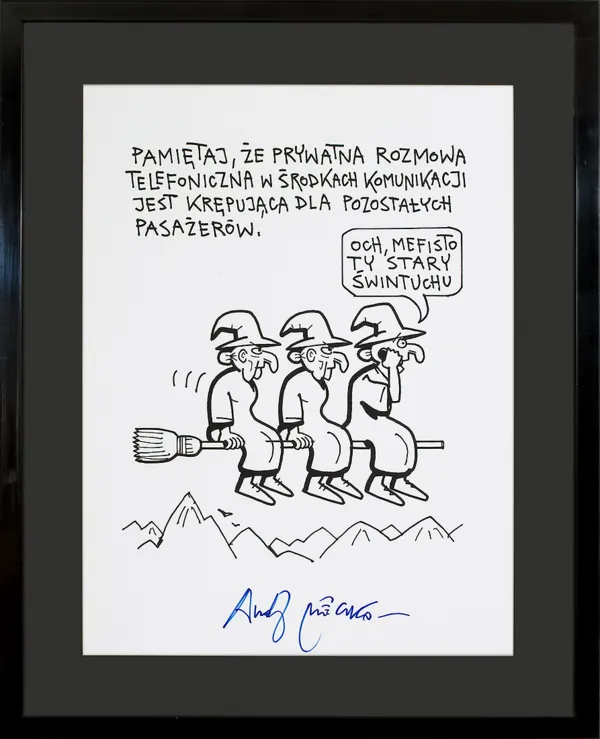 Andrzej  Mleczko, Rysunek satyryczny
