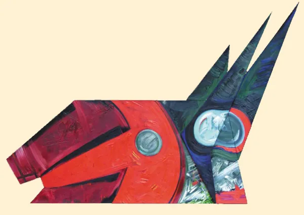 Jarosław Wójcik, LOS LUDZKI, 1994 (kompozycja wieloboczna)