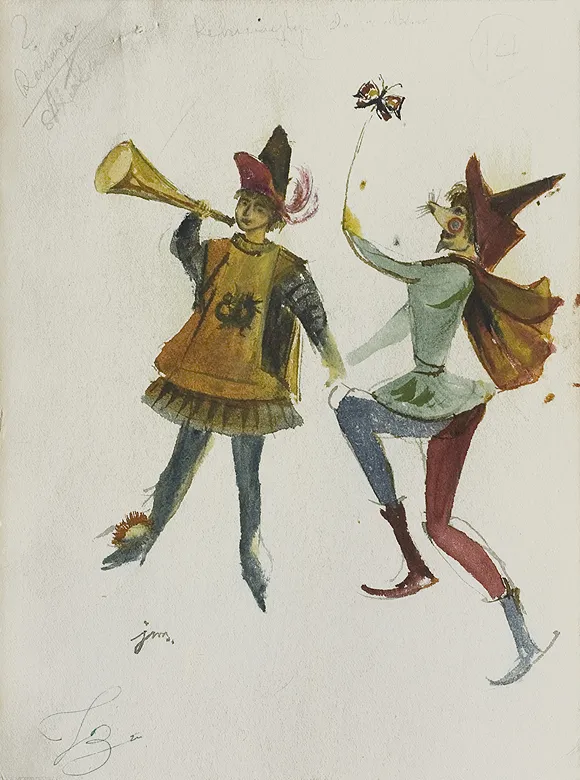 Jan Marcin Szancer, Dwie postaci, projekt ilustracji