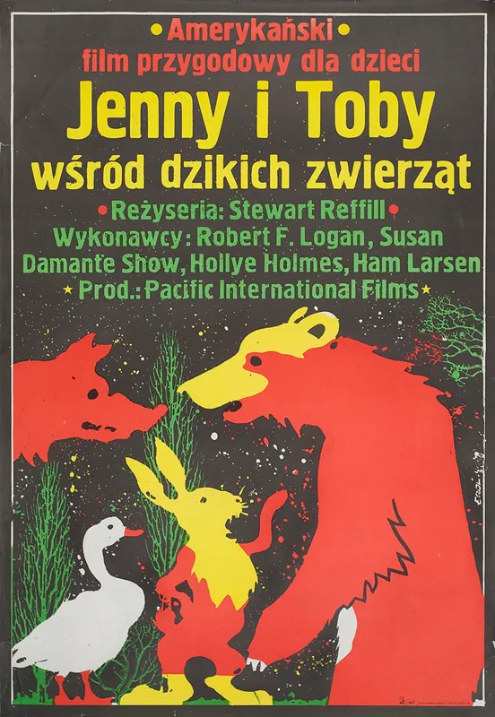 Jakub  Erol, Jenny i Toby wśród dzikich zwierząt, 1977