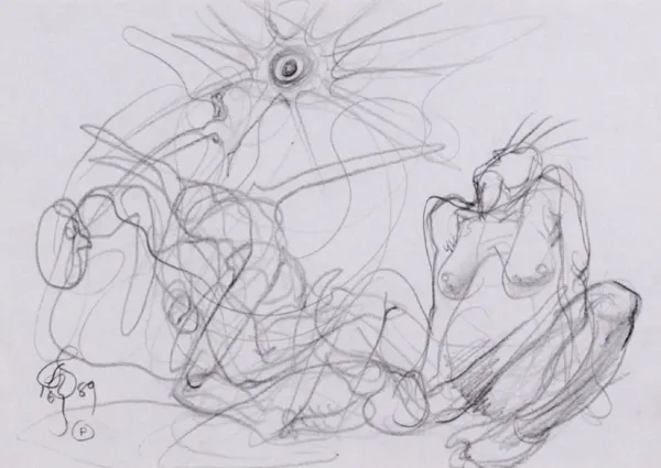 Franciszek Starowieyski, Akt i słońce, 1989