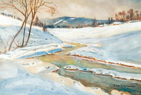 Stefan Filipkiewicz, ZIMOWY PEJZAŻ PODGÓRSKI