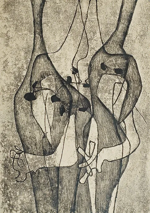 Maria  Jarema, POSTACIE, 1952