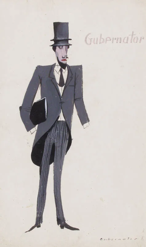 Tadeusz Kantor, Projekt kostiumu, 1960