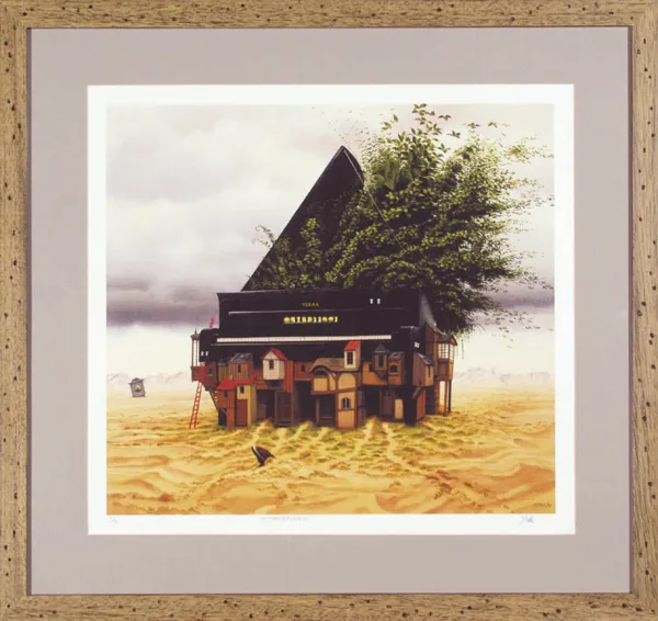 Jacek Yerka, Fortepian, 1990