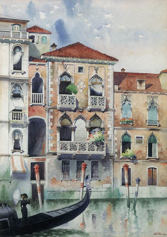 Stanisław Tondos, Motyw z wenecji, ok. 1885