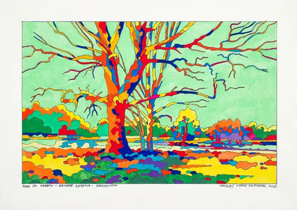 Zdzisław Otello Horodecki, Plan do obrazu- Łaciate drzewa. Plansjonizm, 2003