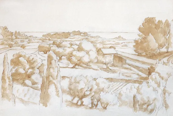 Józef Pankiewicz, Pejzaż z południowej Francji, ok. 1930