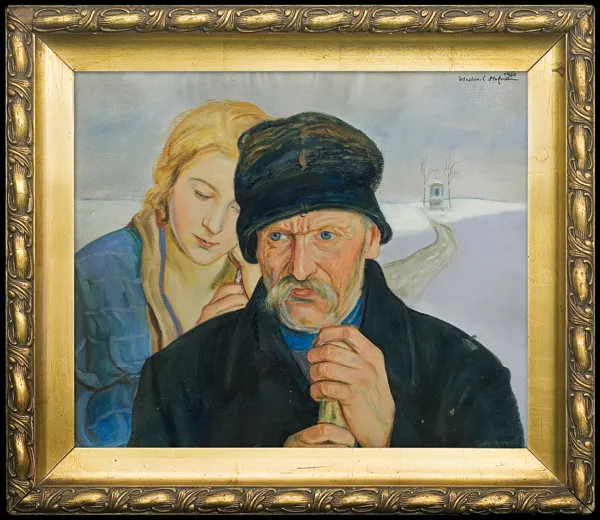 Vlastimil Hofman, W DRODZE. STARZEC I DZIEWCZYNA, 1930