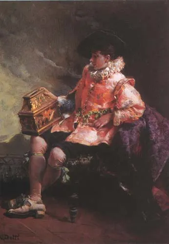 Cesare-Auguste Detti, Paź ze szkatułką