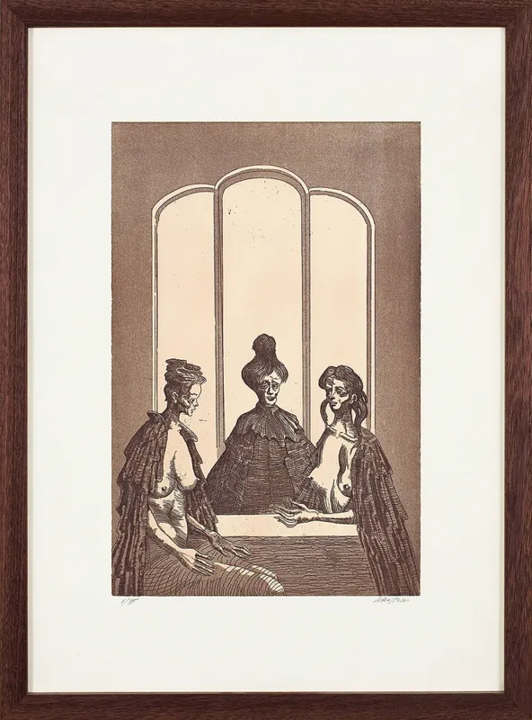 Jan Lebenstein, TRZY KOBIETY PRZY STOLE