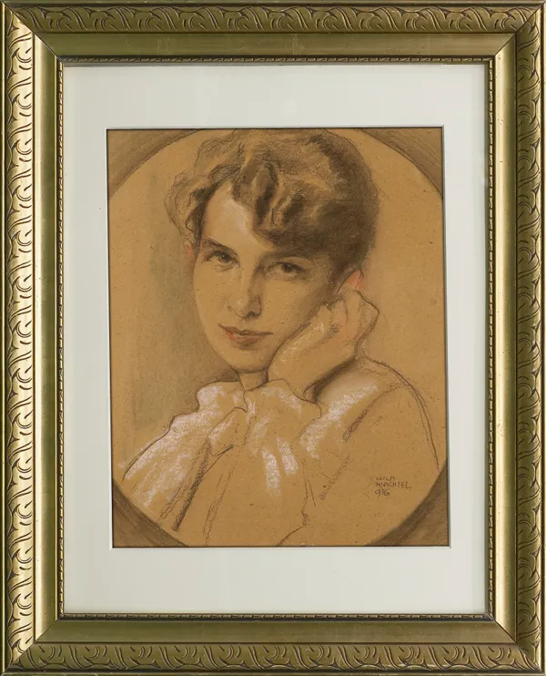 Wilhelm Wachtel, IRMA, PORTRET MŁODEJ KOBIETY, 1916