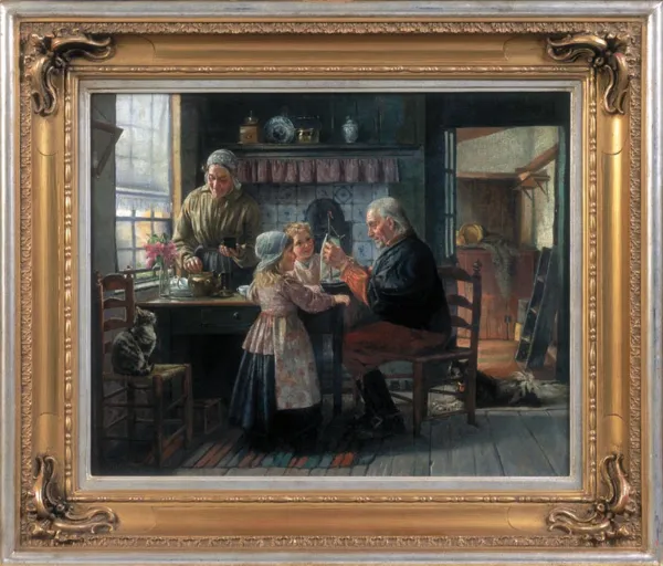 Otto Karl  Kirberg, U dziadków, 1890-1900  