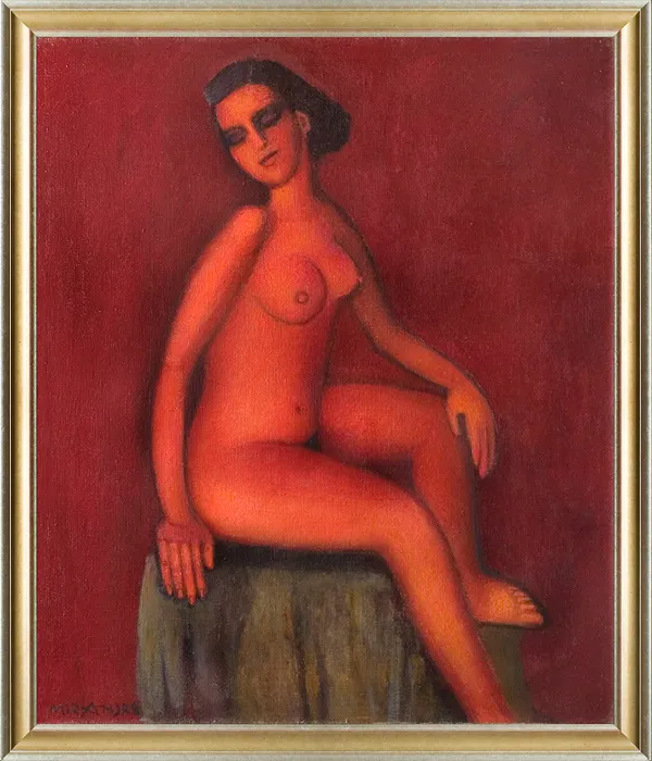 Mira  Andrzejewska Kalkowska, Akt w czerwieni, 2009