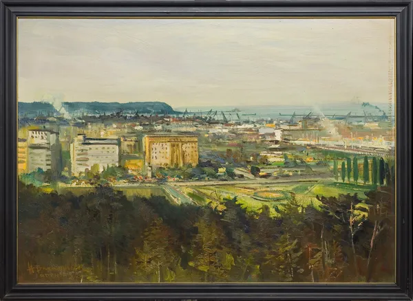 Henryk  Baranowski, Widok Gdyni z Kamiennej Góry 