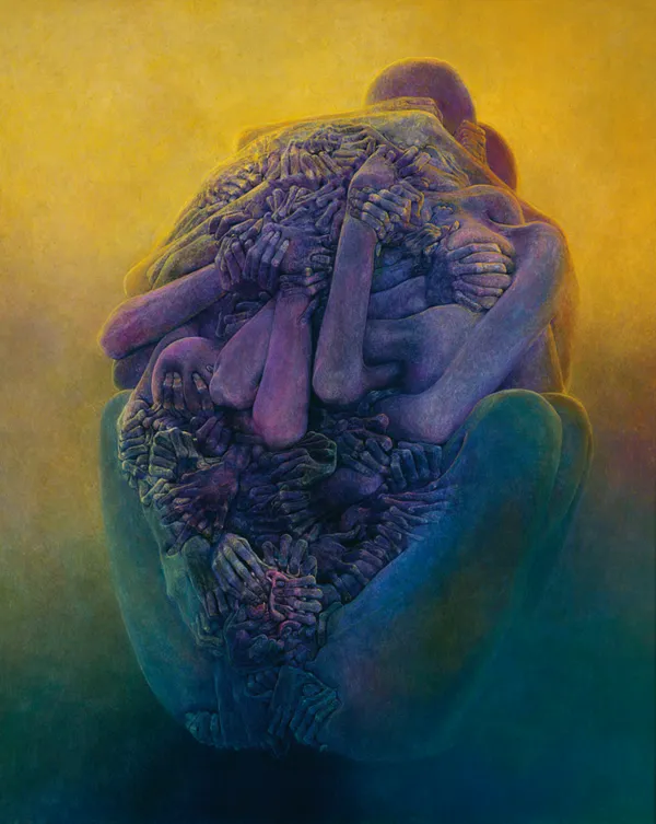 Zdzisław Beksiński, Mózg