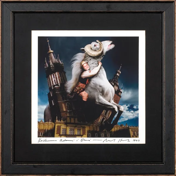 Ryszard Horowitz, Piotr Skrzynecki na białym rumaku, 1997