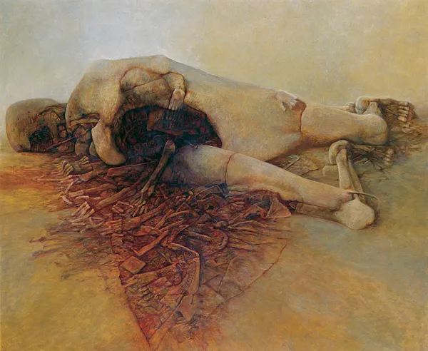 Zdzisław Beksiński, Bez tytułu, 1988