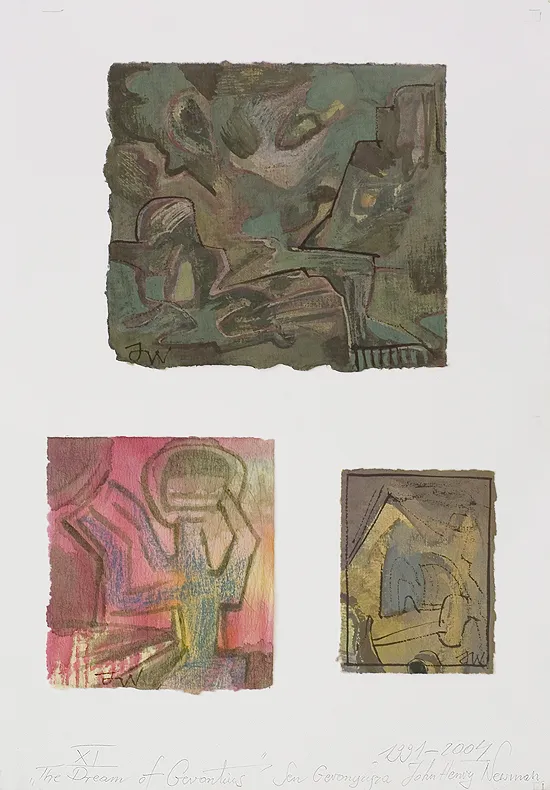 Jacek Walusiak, Cykl 3 rysunków: Sen Geroncjusza, 1991-2004