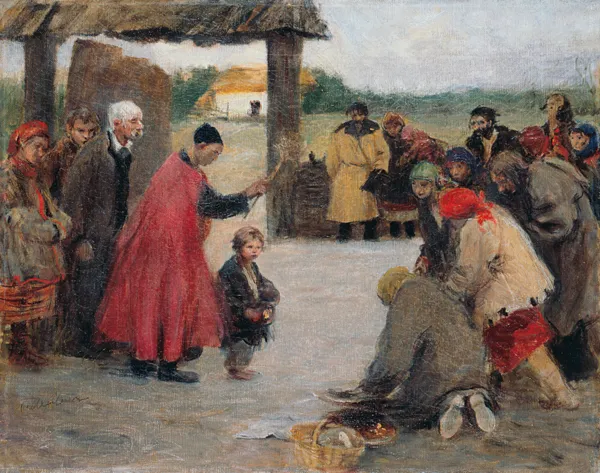 Teodor Axentowicz, Święcone