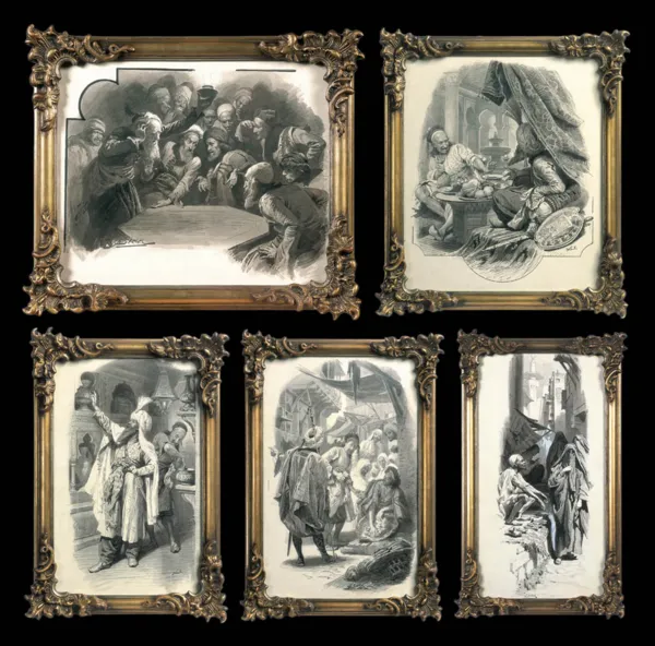 Franz Xawer  Simm, Zespół rysunków o tematyce orientalnej