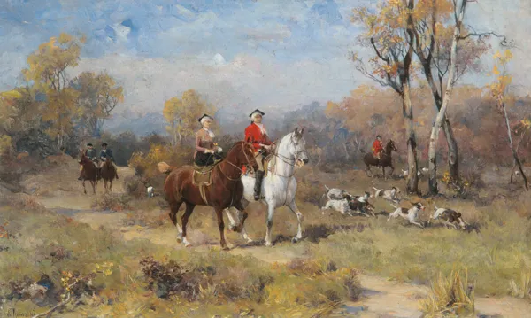 Alfred Wierusz-Kowalski, Wyjazd na polowanie