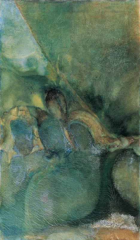 Jerzy Stajuda, KOMPOZYCJA ZIELONA, OK.1975-1976