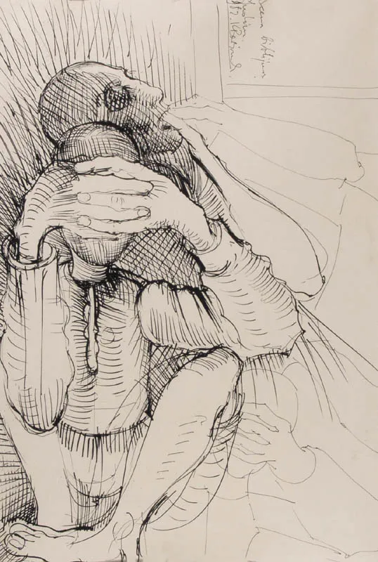 Kiejstut Bereźnicki, Scena biblijna. Studium, 1982